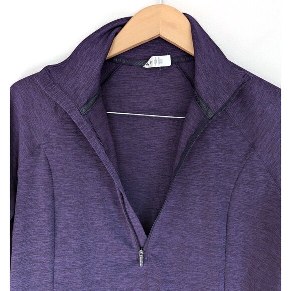 Under Armour Run 1/2 Zip Tech Twist Purple with Thumbholes Running Gear - Picture 6 of 10